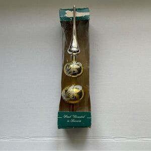 German vintage glass tree topper.